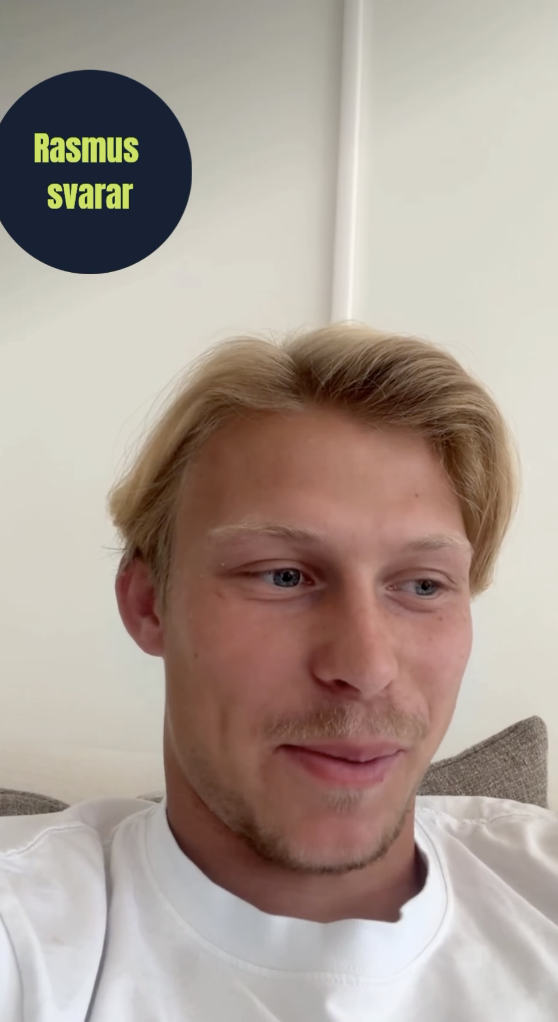 The actual Rasmus social post used as the entry point into ALIVE